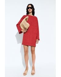 MASSIMO DUTTI - Long Sleeve Mini Dress - Lyst