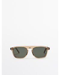 MASSIMO DUTTI - D-Frame Sunglasses - Lyst