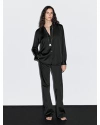 MASSIMO DUTTI - Camisa Fluida Satinada - Lyst