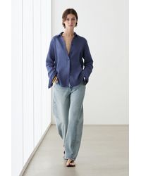 MASSIMO DUTTI - Camicia Morbida 100% Lino - Lyst