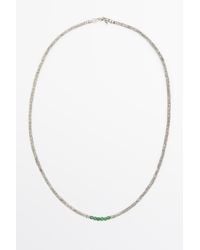 MASSIMO DUTTI - Mixed Bead Detail Necklace - Lyst