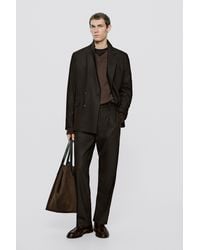 MASSIMO DUTTI - Wool Blend Darted Suit Pants - Lyst