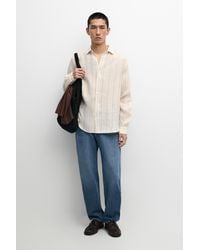 MASSIMO DUTTI - Barrel Fit Jeans - Lyst