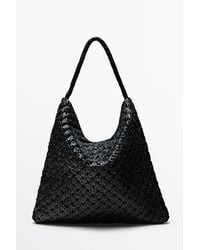 MASSIMO DUTTI - Braided Nappa Leather Bag - Lyst