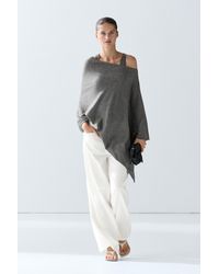 MASSIMO DUTTI - Fine Knit Cape - Lyst