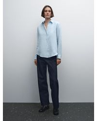 MASSIMO DUTTI - Flowing 100% Linen Shirt - Lyst