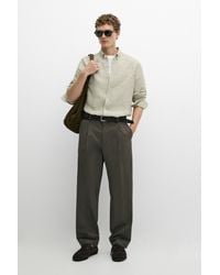MASSIMO DUTTI - Relaxed Fit Pants With Darts - Lyst