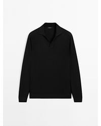 MASSIMO DUTTI - Gebreide Trui Met Polokraag - Lyst
