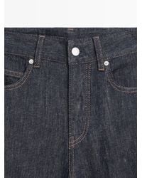 MASSIMO DUTTI - Jeans Barrel Regular Fit Tiro Alto - Lyst