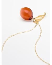 MASSIMO DUTTI - Chain Necklace With Glass Pendant - Lyst