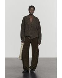 MASSIMO DUTTI - 100% Cashmere V-Neck Knit Cardigan - Lyst