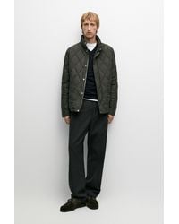 MASSIMO DUTTI - Down Jacket With Button Detail - Lyst