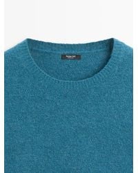 MASSIMO DUTTI - Alpaca Blend Knit Short Sleeve Sweater - Lyst