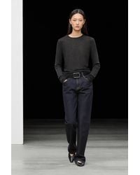 MASSIMO DUTTI - Wool-Blend T-Shirt With Long Sleeve - Lyst