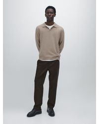 MASSIMO DUTTI - Jersey Polo Punto Mezcla Lana - Lyst