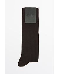 MASSIMO DUTTI - Ribbed Socks - Lyst