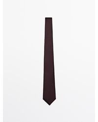 MASSIMO DUTTI - Corbata 100% Seda - Lyst