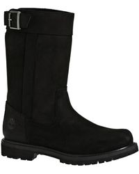 timberland nellie pull on boots black