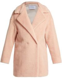 Harris Wharf London Manteau en alpaga mélangé à double boutonnage - Multicolore