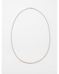 Tom Wood Collier en argent sterling à chaîne serpentine - Blanc