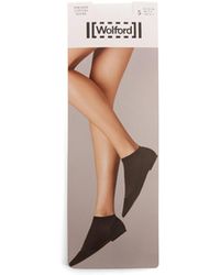 Wolford Cotton-blend Ankle Socks - White