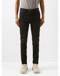 Ksubi Chitch Distressed Slim-leg Jeans - Black