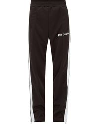 Palm Angels Side Stripe Track Trousers - Black