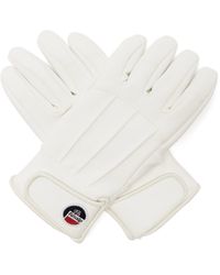 Fusalp Glacier Softshell And Leather Gloves - White