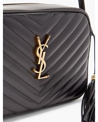 Saint Laurent Vinyle Round Camera Bag Leather Black Save 8 Lyst