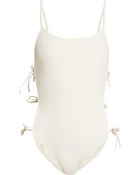 Solid & Striped The Lily Tie-side Swimsuit - Natural