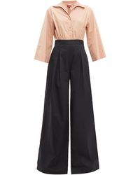 2 tone jumpsuit