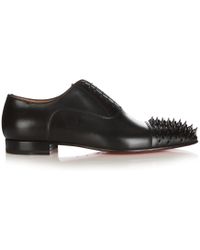 Christian Louboutin Gregossic Leather Shoes - Black