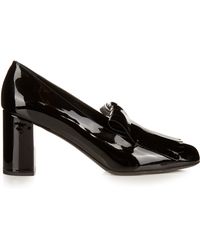 Max Mara Carol Leather Pumps - Black
