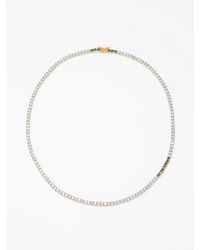 Roxanne Assoulin Baseline Cubic Zirconia & Gold-plated Necklace - White
