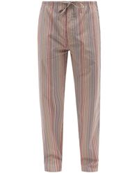 PAUL SMITH Signature Multi Stripe Pyjama Bottoms Pants MEDIUM 