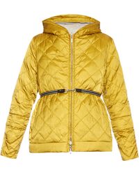Max Mara Enovem Reversible Coat - Yellow