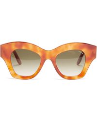 LAPIMA Tessa Cat-eye Acetate Sunglasses - Orange