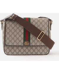 Gucci - GG Supreme-jacquard Canvas Cross-body Bag - Lyst