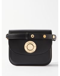 Burberry Note Small Leather Cross-body Bag - Black