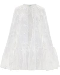 Erdem Angelo Lace Cape - White