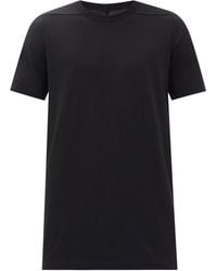 Rick Owens Level Longline Cotton-jersey T-shirt - Black