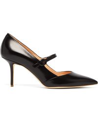 Rupert Sanderson Robyn Leather Mary-jane Pumps - Black
