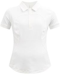 lululemon athletica Recycled Fibre-blend Piqué-jersey Polo Shirt - White