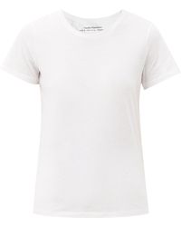 Another Tomorrow Round-neck Organic-cotton T-shirt - White