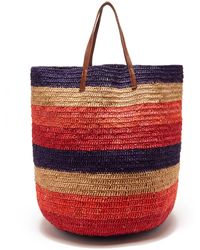 Sensi Studio El Viajero Striped Straw Bag - Multicolour