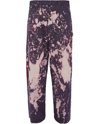 Needles Acid-wash Jeans - Purple