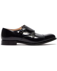 Church's Chaussures en cuir à double boucle Detroit - Noir