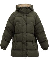 Moncler Parka en tissu imperméable matelassé Nedaade - Vert