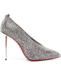 Swarovski Crystal Peeptoe Pumps 