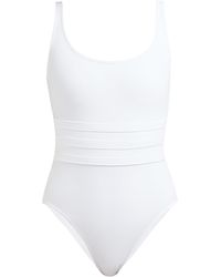 Eres Asia Panelled-front Swimsuit - White